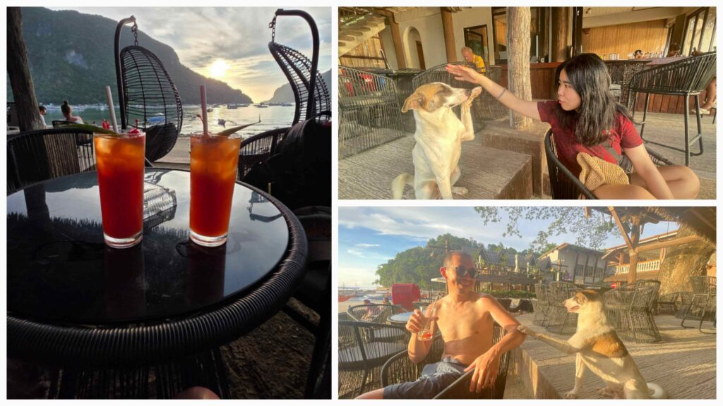 愛妮島The Treehouse露天酒吧&小狗