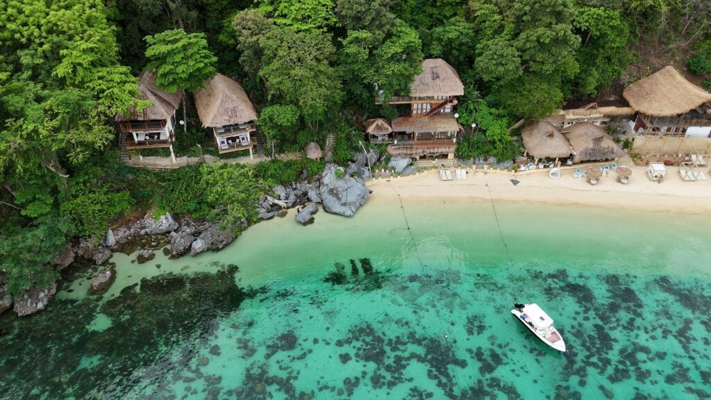 菲律賓巴拉望愛妮島(El Nido) Vellago Resort 空拍圖