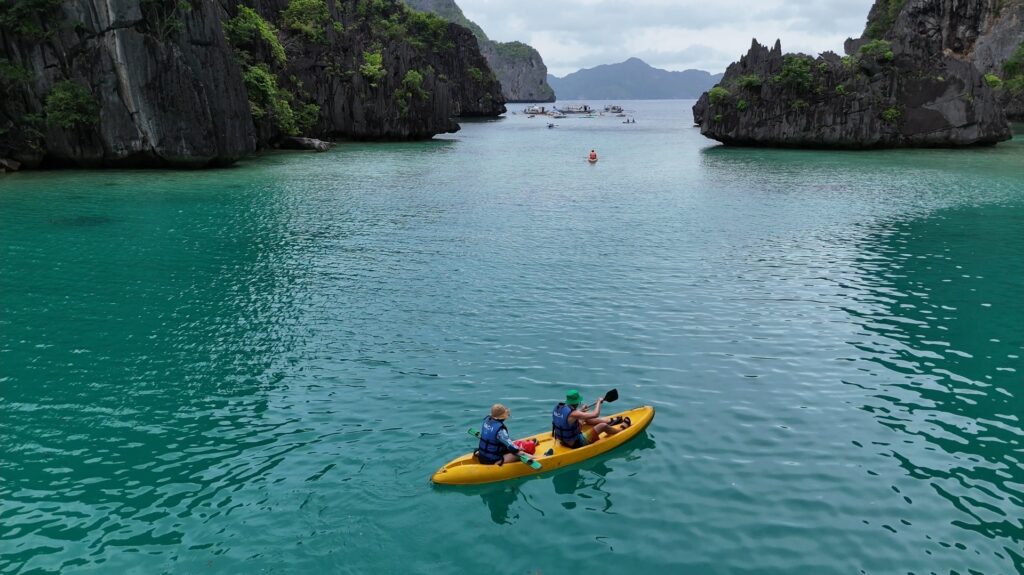 菲律賓巴拉望愛妮島(El Nido) Cadlao Lagoon 空拍圖